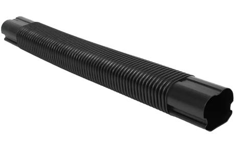 Grøntklima Fleksibel bend til Kanal 80x60mm Sort