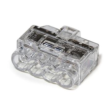 HellermannTyton Innstikklemme 4-hull HelaCon 100-pk