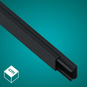 Solar Plus Kabelkanal 20X20 PVC Sort RAL 9005 2M