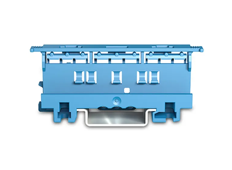 Wago Holder for 221 serien DIN skinnefeste Blå (1stk)