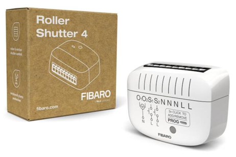 Fibaro Roller Shutter 4 Motorrelé for persienner, porter etc
