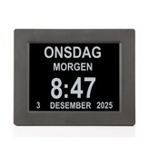 Ontario lettleselig kalenderklokke for eldre med Alzheimers,  demens -  (ONT-DC010-B)