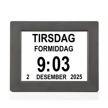 Ontario lettleselig kalenderklokke for eldre med Alzheimers,  demens -  (ONT-DC010-B)