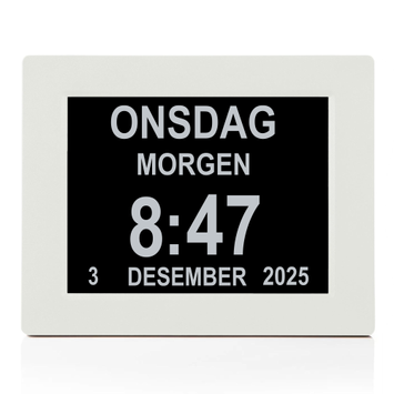 Ontario lettleselig kalenderklokke for eldre med Alzheimers, demens - 