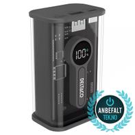 Deltaco Powerbank Transparent 10000 mAh