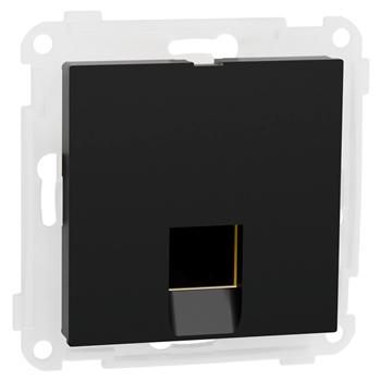 ELKO RS/PLUS Mod.uttak 1x8 kat 6 UTP Sort