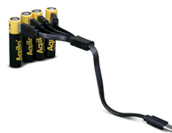 Aqiila USB-C Rechargeable Battery, Size AAA, 600 mAh, 1.5V (4-pack) (406094)