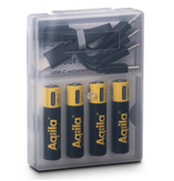 Aqiila USB-C Rechargeable Battery, Size AAA, 600 mAh, 1.5V (4-pack) (406094)
