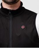 Heat Experience Heated Fleece Vest Mens (HECL005-Black)