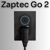 Zaptec Go 2 Ladestasjon Sort 7,4-22 kW IT/TN
