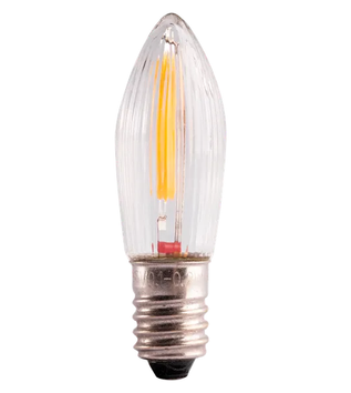 ThorgeOn LED Bulb Clear Ribbed 0.2W E10