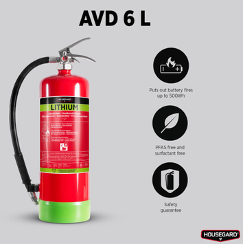 Housegard Brannslukker AVD 6L (600360)