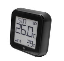 Shelly Plus H&T Wi-Fi Temp- og fuktighetsensor sort (Gen3)