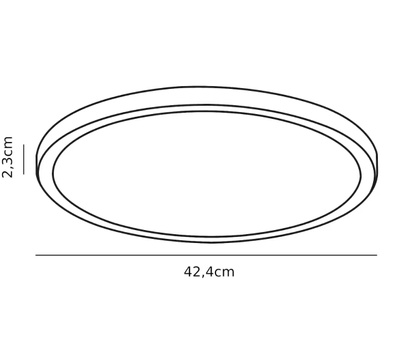 Etman ETLED ARC 42 IP54 2700K Dim Hvit (3004641)
