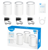 Cudy M3000 WiFi Mesh Router/ nettverk - 3pk (M3000(3-Pack))