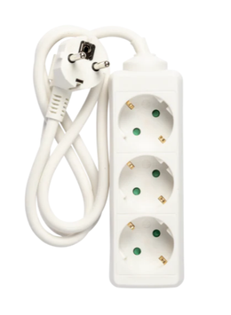 Nordic Quality Skjøteledning 3 veis, med jording