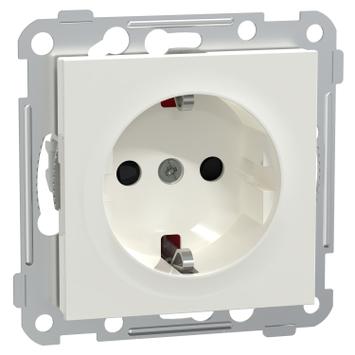 ELKO Enkel stikkontakt RS/Plus m/jord og hurtigklemme PH