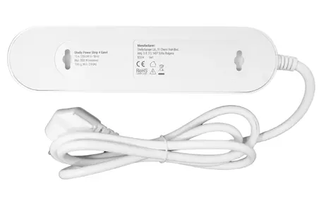 Shelly Power Strip Gen4 hvit (4542281)