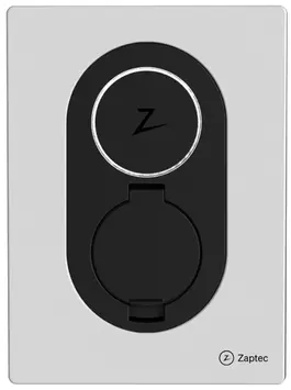 Zaptec Go Ladestasjon Sky Hvit 7,4-22 kW IT/TN