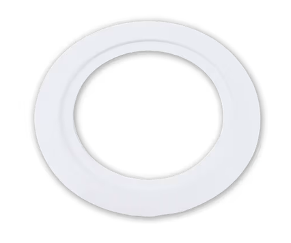 Etman Etled Deco Ramme 1 Hull Hvit Rund