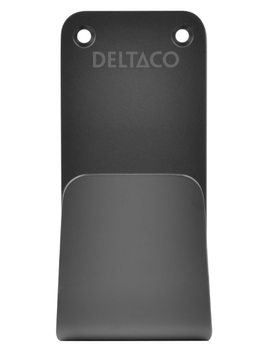 Deltaco E-Charge Kabelholder Sort SS304 (EV-5115)