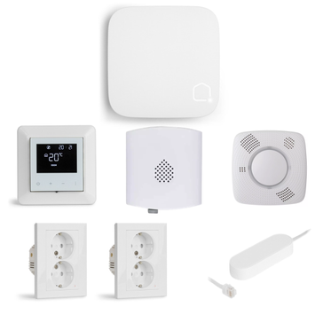 Futurehome Smart Hytte pakke - Hvit / Lavtbyggende