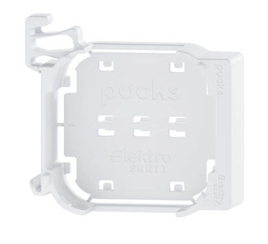 Elektroskutt Pucks festing DIN-clips