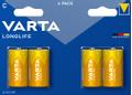 VARTA Longlife C/LR14 alkaliparisto 4kpl