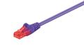 MICROCONNE Verkkokaapeli U/UTP CAT6 10m Violetti
