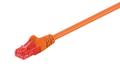 MICROCONNE Verkkokaapeli U/UTP CAT6 10m Oranssi