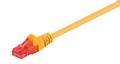 MICROCONNE Verkkokaapeli U/UTP CAT6 10m Keltainen