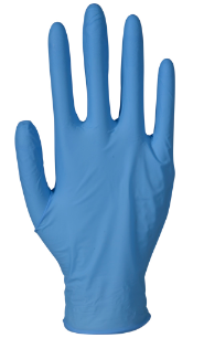 Abena Nitril handske, Classic, blå, pudderfri,  M, æske med 100 stk. (FO100003)