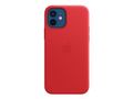 APPLE IPHONE 12 PRO LEATHER CASE WITH MAGSAFE - (PRODUCT)RED (MHKD3ZM/A)
