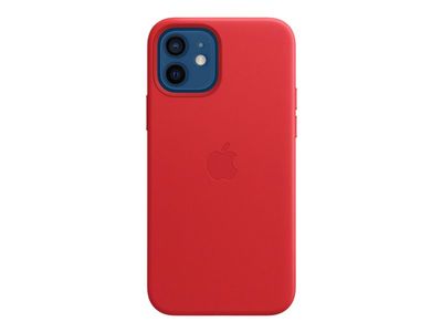 APPLE IPHONE 12 PRO LEATHER CASE WITH MAGSAFE - (PRODUCT)RED (MHKD3ZM/A)