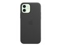 APPLE IPHONE 12 PRO LEATHER CASE WITH MAGSAFE - BLACK (MHKG3ZM/A)
