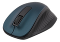 DELTACO MS-708 trådlös optisk mus, 3 knappar med scroll, blå