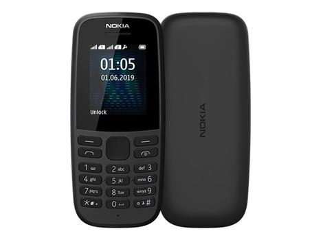 NOKIA 105 2019 Dual SIM, Svart (16KIGB01A02)