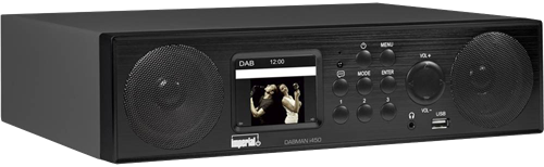 IMPERIAL DABMAN i450, DAB+/ FM/ internetradio,  2x7W, BT, wifi, svart (22-245-00)