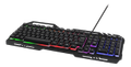 DELTACO GAMING tangentbord, RGB bakgrundsbelysning, USB, Nordisk Layout, metall ram, svart