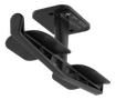 DELTACO GAMING Headset hängare för två headsets, ABS plast, 3M klisterlapp, svart
