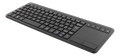 DELTACO TB-504 Trådlöst minitangentbord med touchpad, nordisk, svart