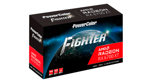 POWERCOLOR Fighter RX 6700XT 12GB (AXRX 6700XT 12GBD6-3DH)