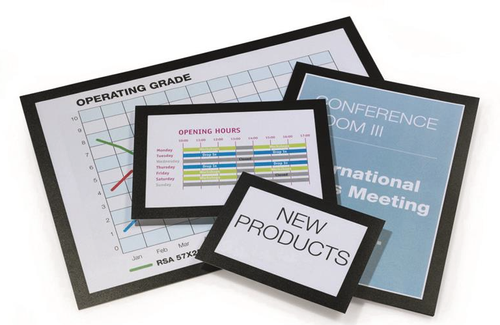 DURABLE Duraframe selvklæbende A4 magnetlomme 2 stk (4872-01)