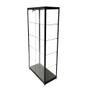 Furniture Trade International Glasvitrine Diamond 8, sort m. lås