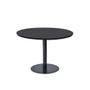 Furniture Trade International Rundt bord Van Doren Ø110 cm, sort stel Linoleum