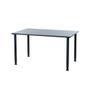 Furniture Trade International Oporto Futura kantinebord, 130x80 cm, sort - Antracit