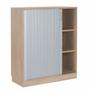 Furniture Trade International EP Xtra Jalousiskab med 3 rum - Eg