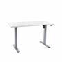 Furniture Trade International EP Home Office 60x120, gråt stel - Hvid