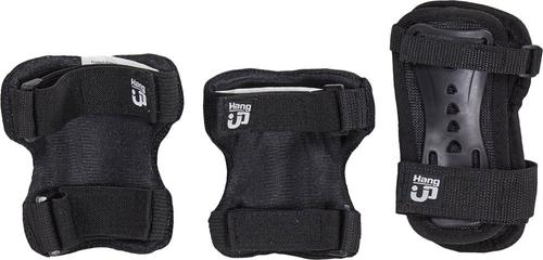 HangUp Beskyttelsessæt til Børn 3-pak (L, Sort) (HUP9000BLK/L)