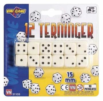Vini pakke med 12 terninger (31155)